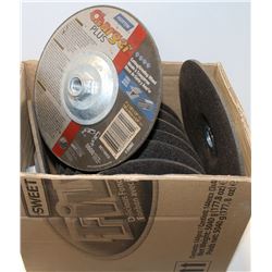BOX OF 10 NORTON 7" CUTTING AND GRINDING WHEELS
