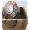 Image 1 : BOX OF 10 NORTON 7" CUTTING AND GRINDING WHEELS