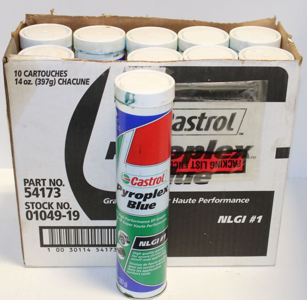 CASE OF 10 CASTROL PYROPLEX BLUE GREASE