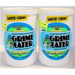TWO CONTAINERS OF GRIME EATER HAND CLEANER