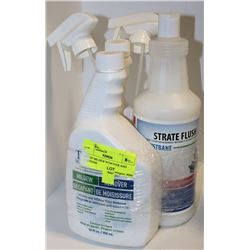 THREE 950ML BOTTLES OF ASSORTED CLEANERS