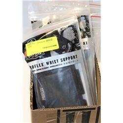 LOT OF 2 VALEO LARGE GLOVES AND 2 PROFLEX WRIST