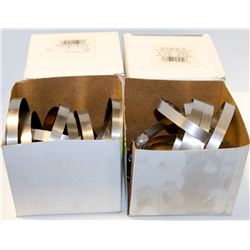 4 BOXES OF STAINLESS HOSE CLAMPS