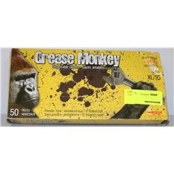 BOX OF 50 POWDER FREE GREASE MONKEY DISPOSABLE