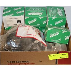 BOX OF ASSORTED RUBBER GROMMETS