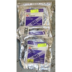 LOT OF 4 3M FIBER DISCS 5" 50 GRIT