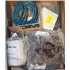 Image 1 : BOX OF ASSORTED 3M SANDING CONES, DISCS, AND BELTS