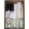 Image 1 : BOX OF ASSORTED PAINT ROLLERS AND CHIMNEY BRUSH