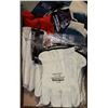 Image 1 : BOX OF ASSORTED 10 PAIR OF WORK GLOVES