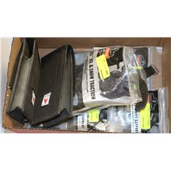 BOX OF PRO FLEX WRIST SUPPORTS, SLEEVE, ICE CLEATS