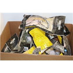 BOX OF ASSORTED SAFETY GLASSES