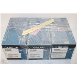 3 BOXES OF DELTA CLEAR PLASTIC BAGS