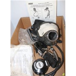 SCOTT EZ AIRLINE AIR RESPIRATOR, SCOTT FACE PIECE