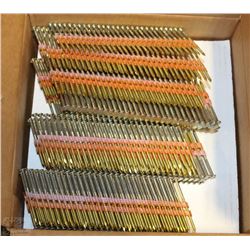 21  ROUND HEAD PLASTIC STRIP NAILS - ELECTRO