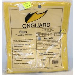 ONGUARD RAIN JACKET WITH HOOD SIZE L