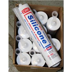 12 TUBES OF RED RV SILICONE