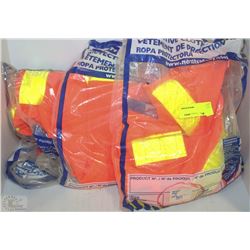 LOT OF 3 SAFETY MESH SHIRT SIZES S & 2 XL