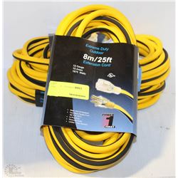 LOT OF THREE 25' EXTREME DUTY OUTDOOR EXTENSION