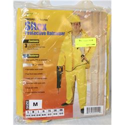 ONGUARD SIZE M 3PC RAINSUIT, JACKET, HOOD AND