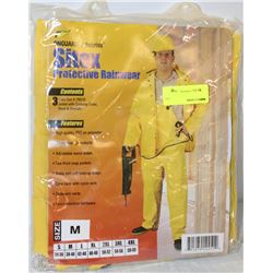 ONGUARD SIZE M 3PC RAINSUIT, JACKET, HOOD AND
