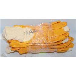 6 PAIRS OF NORTH RUBBER GLOVES SIZE L