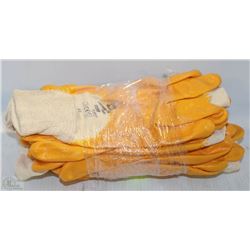 6 PAIRS OF NORTH RUBBER GLOVES SIZE L