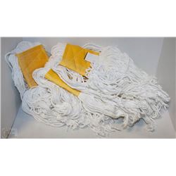 LOT OF 3 WHITE MOP HEADS
