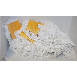 LOT OF 3 WHITE MOP HEADS