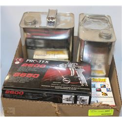 PRO-TEK PAINT GUN, TRIM FAST MASKING TAPE