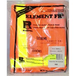 FR RAIN SUIT SIZE S, JACKET, PANTS, HOOD