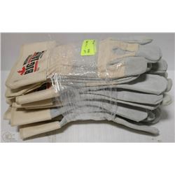 6 PAIRS OF BIG JAKE WORK GLOVES