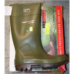 DUNLOP STEEL RUBBER BOOTS SIZE 9