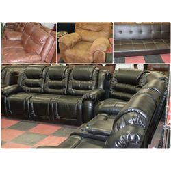 FEATURE @ 1PM ON NEW COUCHES / SECTIONALS LOTS