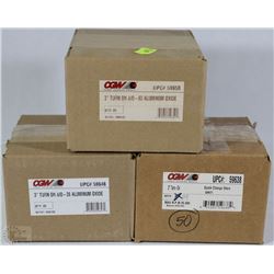 THREE BOXES OF 3" TURN ON 80 GRIT SANDING DISCS