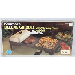NEW IN BOX KENMORE DELUXE GRIDDLE WITH WARMING