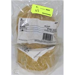 TWO 41 METER ROLLS OF 150GRIT SANDPAPER