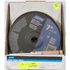Image 1 : BOX OF EIGHT NORTON 7" METAL GRINDING DISCS