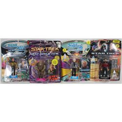 LOT OF 4 COLLECTORS STAR TREK 1993 ACTION FIGURES