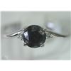 Image 1 : #15-14KT WHITE GOLD BLACK& WHITE DIAMOND RING SZ 6