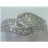 Image 1 : #21-10KT WHITE GOLD DIAMOND RING SZ 7