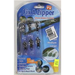 NEW FIX A ZIPPER 6PC REPAIR KIT