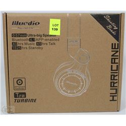 NEW BLUEDIO BLUETOOTH OVER EAR HEADPHONES