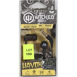WICKED AUDIO MIC + TRACK HEADPHONE SET