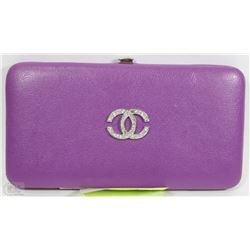REPLICA  CHANEL PURPLE WALLET