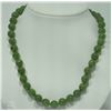 Image 1 : #26-STERLING SILVER JADE NEPHRITE NECKLACE