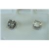 Image 1 : #32-14KT WHITE GOLD DIAMOND EARRINGS
