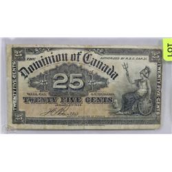 1900 CANADIAN SHINPLASTER