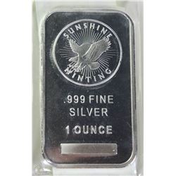 1OZ .999 SILVER BAR
