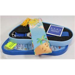 NEW FOOTPRINTS WATCH AND BOOKMARK SET FOR KIDS