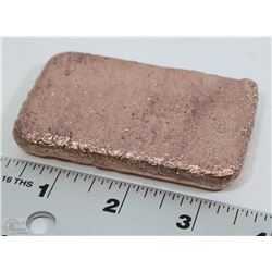 HAND POUR COPPER INGOT 368 GRAMS